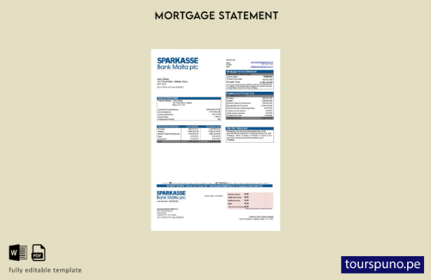 listo para imprimir Malta Sparkasse Bank Malta PLC declaración de hipoteca Plant